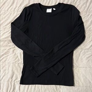 TNA Black Long Sleeve Top